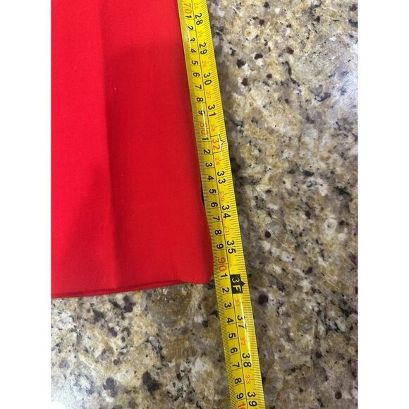 J. CREW Pants Women Sz 6 Bright Red High Rise Straight Leg Trouser Office Career - Picture 10 of 16